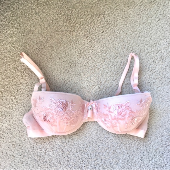 smart & sexy Other - Pink floral sexy cute lingerie Demi cup bra 36B